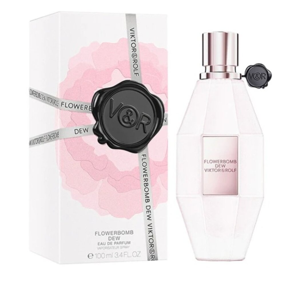 Flowerbomb Dew W 3.4 OZ Eau De Parfum Spray By Viktor & Rolf - Picture 1 of 1